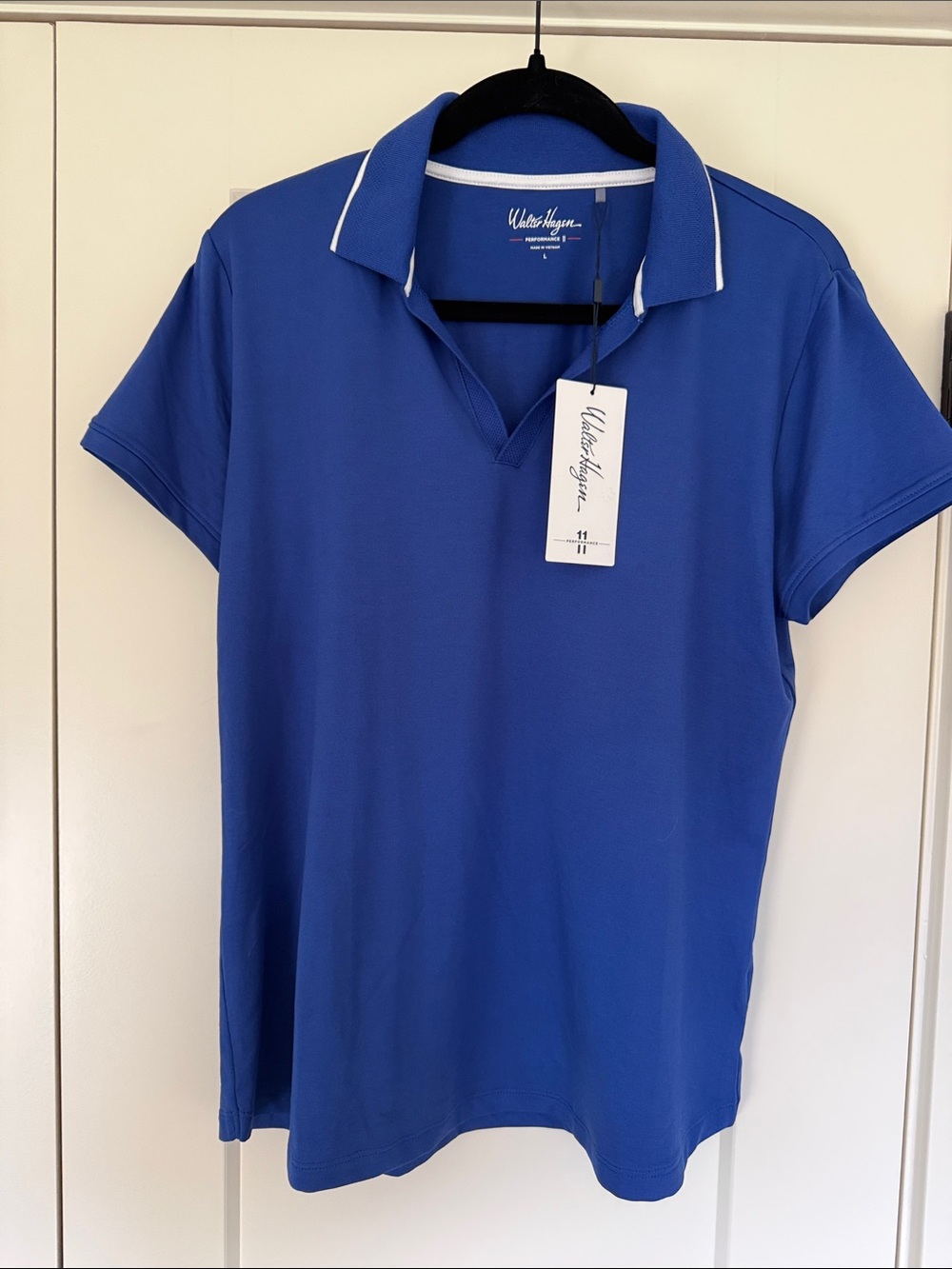 Walter Hagen Royal Blue Women's Polo with Contrast Trim